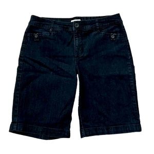 Bermuda denim shorts